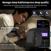 LIGE Braccialetti intelligenti senza schermo con frequenza cardiaca Sonno AI Monitor - immagine 7