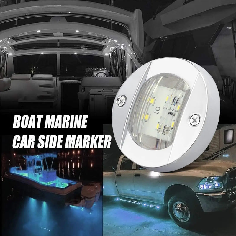 Luci marine per barche Luce di navigazione Lampada posizione impermeabile camion RV - immagine 7