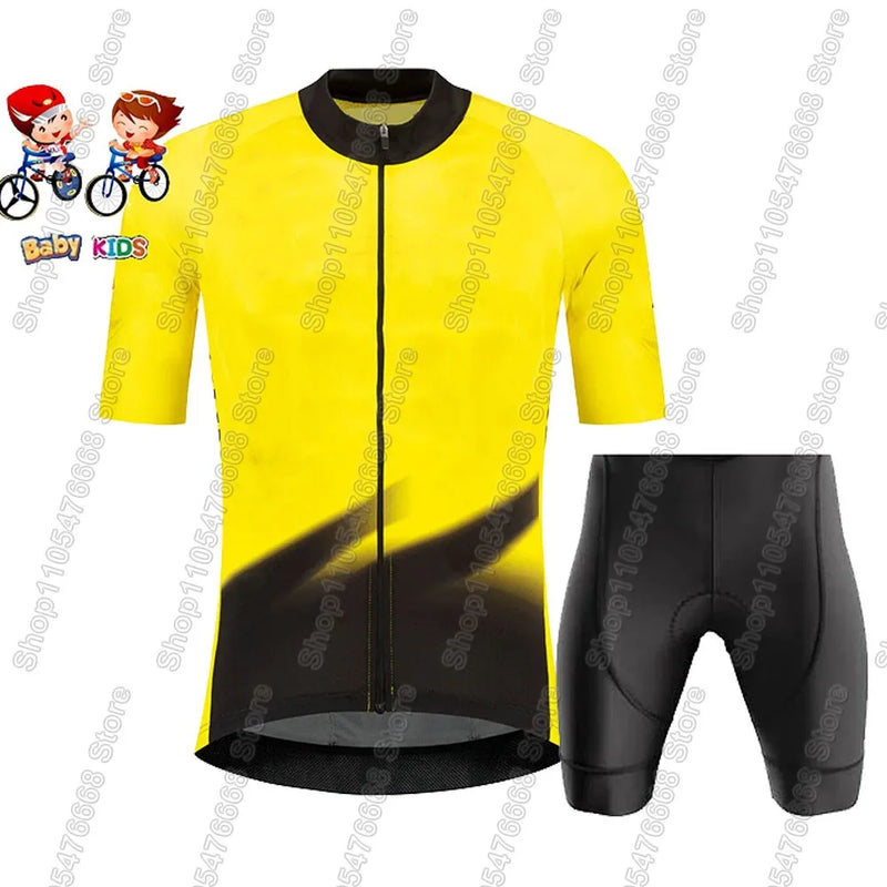 Set Maglia Ciclismo Bambini Tour Francia Wout Van Aert - immagine 11
