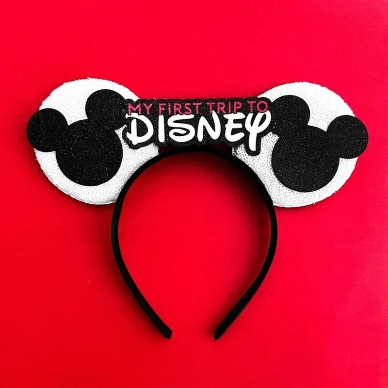 Disney Pink Daisy Duck Bow Fasce per capelli Paillettes viola Fascia orecchie di - 17 - immagine 18