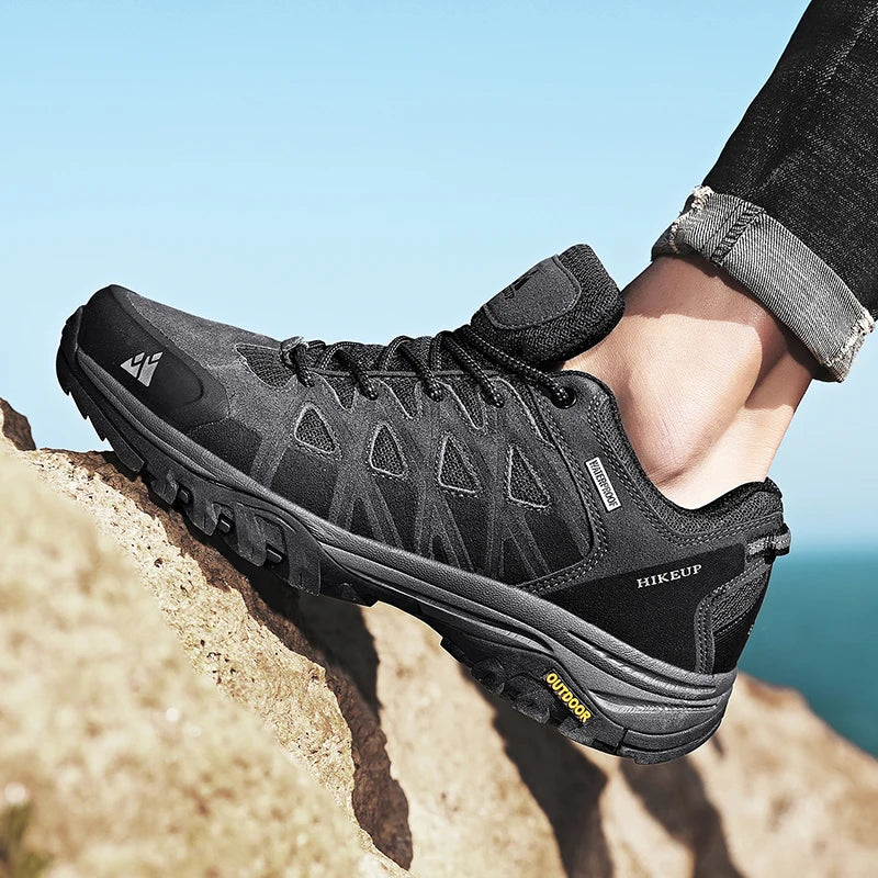 HIKEUP Scarpe da trekking uomo di arrivo traspiranti con lacci Ammortizzazione - immagine 7
