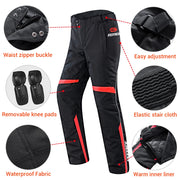 Nuovi pantaloni da moto fuoristrada riflettenti traspiranti e antipioggia quattro - immagine 6