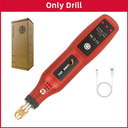 Penna per incisione a batteria ricaricabile tramite USB Utensile rotante per trapano elettrico wireless per vetro per gioielli - Incisore portatile portatile