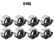 Campanello per Bicicletta in Lega da 2/4/8/16 Pezzi - 8 Pcs Silver - immagine 19