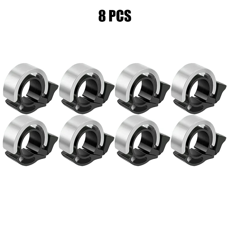 Campanello per Bicicletta in Lega da 2/4/8/16 Pezzi - 8 Pcs Silver - immagine 19