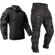 Tute tattiche da uomo Abbigliamento paintball all'aperto Uniforme tiro Combattimento - immagine 14