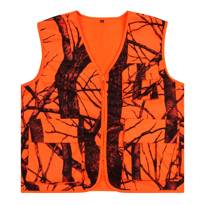 GUGULUZA M-4XL Gilet da esterno uomo Escursionismo Pesca Caccia multi-tasche - immagine 8