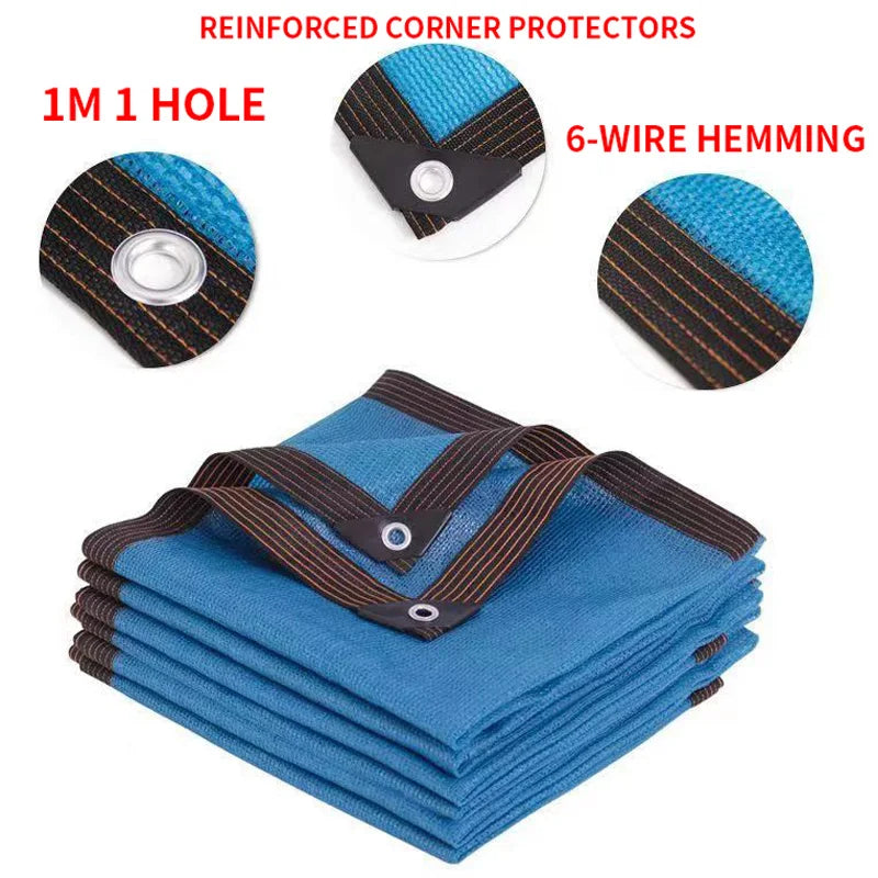 Parasole in HDPE beige per piante da giardino, protezione UV, parasole per esterni, parasole per piscina 75-80%