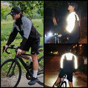 WOSAWE Giacca da ciclismo riflettente Autunno inverno a vento bicicletta moto morbida - immagine 3