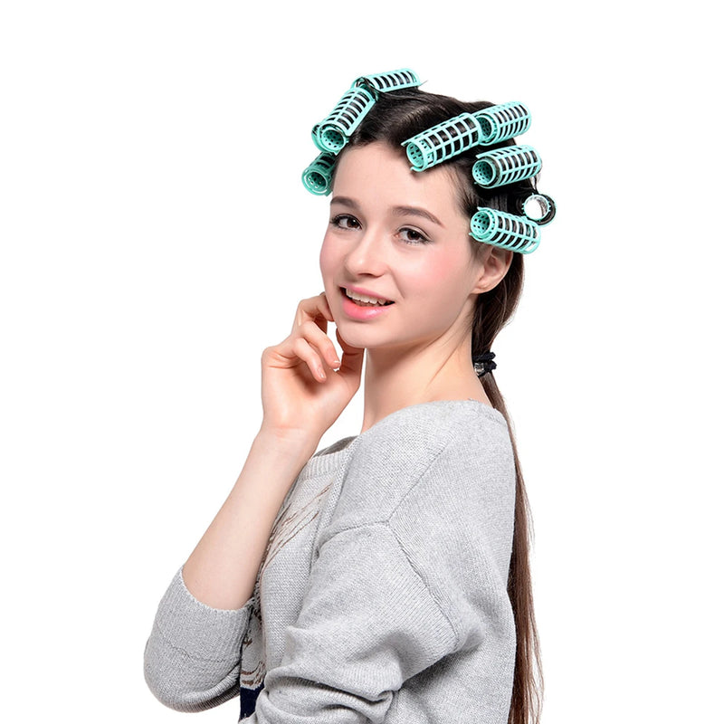 30 pezzi set di rulli per capelli bigodini per parrucchieri autoportanti strumento per acconciatura riccia fai da te bigodini leggeri per donne bigodino per capelli