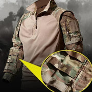 Tute mimetiche Camicie tattiche Set da allenamento Multi-tasca Army Multicam Uniformi - immagine 4