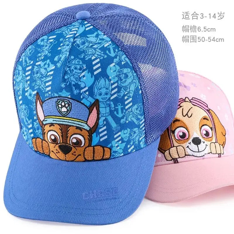 Cappello bambino Paw Patrol, berretto baseball con visiera per ragazzi e ragazze, cappellino leggero primavera estate autunno