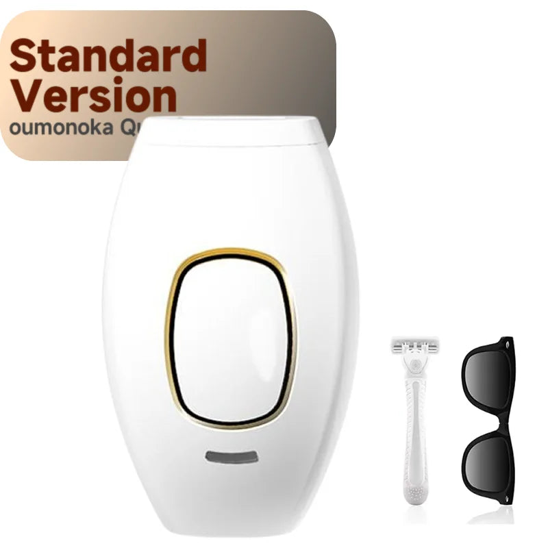 Nuovo permanente IPL laser Hair Remover Macchina per tagliare i capelli Piastra per vibrazione Uomo Rasoio Epilatore laser per peli facciali femminili