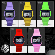 Orologio da polso per bambini impermeabile a LED sportivo analogico digitale militare - immagine 7