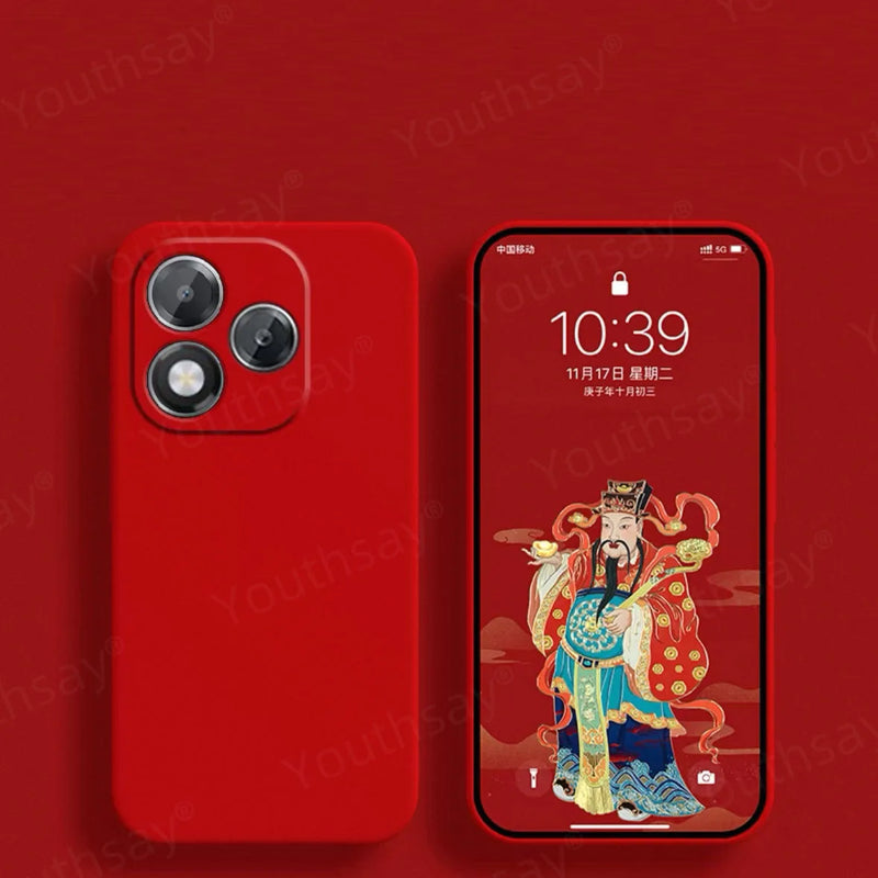 Custodia di lusso per Honor 400 Lite Cover Honor 400 Lite Fundas Coque Custodia morbida originale in silicone liquido TPU per telefono Honor 400 Lite