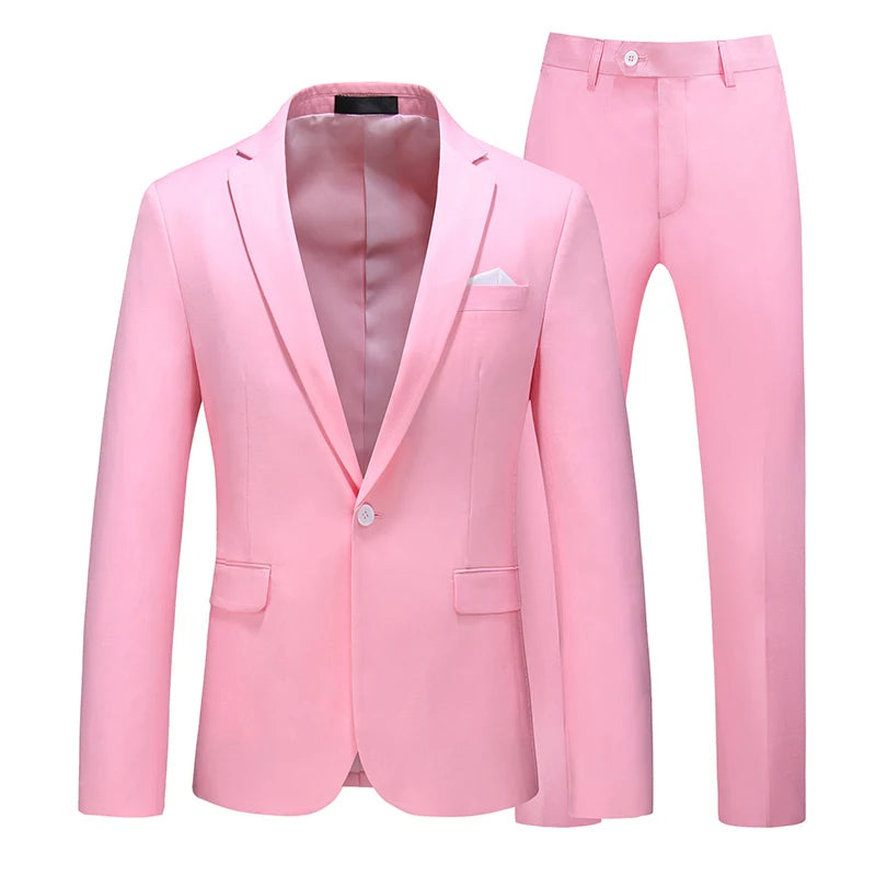 22 colori monopetto abiti da sposa formali abbigliamento uomo moda semplice Business - immagine 4