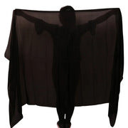 100% seta Performance Danza Tinta unita Texture leggera Velo Scialli Sciarpa da donna - immagine 6