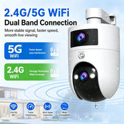 Telecamera IP WiFi 4K da Esterno JOOAN con Doppio Schermo - immagine 4