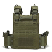 Gilet Multifunzionale a Sgancio Rapido con Taglio Laser MOLLE - immagine 3