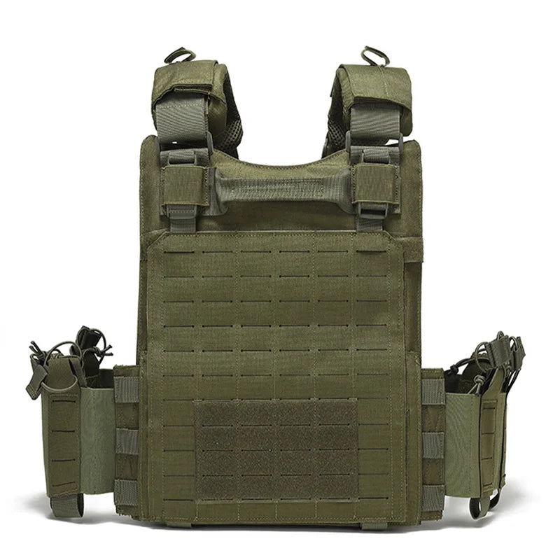 Gilet Multifunzionale a Sgancio Rapido con Taglio Laser MOLLE - immagine 3
