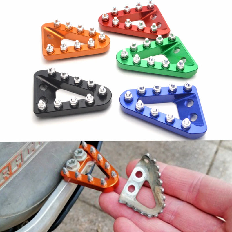 Punta Pedale Freno Moto CNC per KTM & Husqvarna – Leva Freno Maggiorata Antiscivolo (125-501 EXC SXF TE FE 2017-2022) - Campeda
