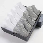 Set 20 calzini da uomo YIQXLICC – sottili, traspiranti, in cotone e poliestere, taglio basso alla caviglia, casual e business EU 38-45 - Campeda