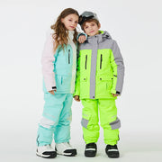 -30 Tuta da neve per bambini Set di abbigliamento snowboard
