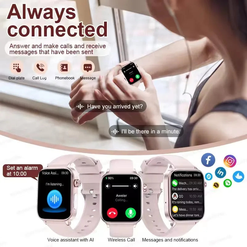 Rilevatore diagnostico AI Smart Watch Donna Test della composizione corporea dei - immagine 8