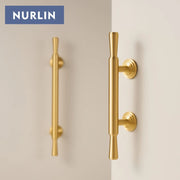 Nurlin Ottone massiccio Stile europeo di lusso Maniglia per mobili Manopole Barre a - immagine 2