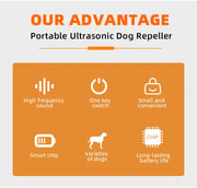 Mini Repellente Ultrasuoni per Cani Ricaricabile Portatile - immagine 5