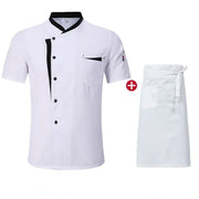 Set da chef estivo a maniche corte Ristorante Hotel Cucina Abbigliamento lavoro Uomo - immagine 15