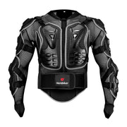 Giacca Protettiva Moto HEROBIKER – Armatura Motocross Antiurto con Protezioni Schiena Petto Spalle (S-5XL) - Campeda