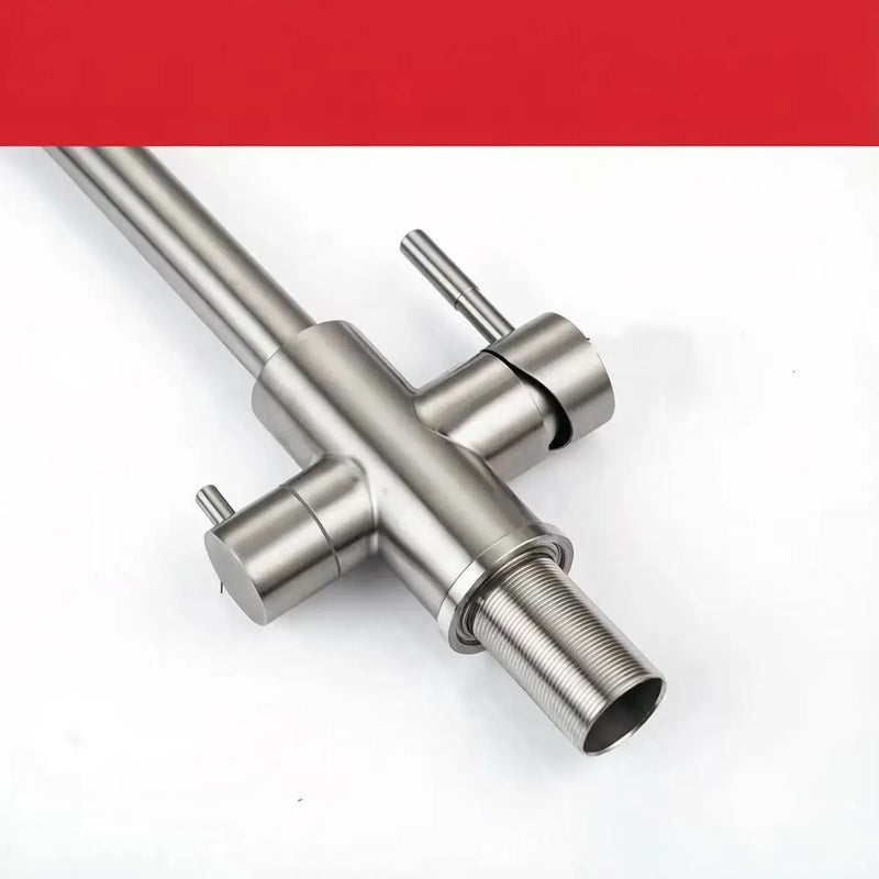 Rubinetto da Cucina per Acqua Filtrata Purificatore – Doppia Maniglia Lavello - immagine 6