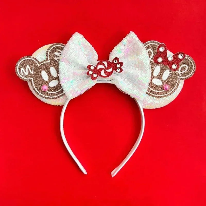 Disney Pink Daisy Duck Bow Fasce per capelli Paillettes viola Fascia orecchie di - 22 - immagine 23