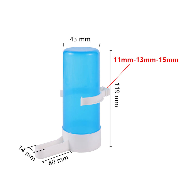 Plastica Pet Bird Hanging alimentatore automatico per fontanella gabbia - immagine 7