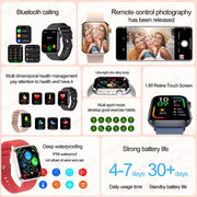 nuove donne uomini AI Smart diagnosi orologio HRV PPG pressione sanguigna - immagine 2