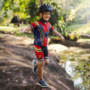 Maglia da Ciclismo per bambini Set abbigliamento estivo ragazzi MTB Ropa bici tuta
