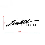 Adesivo Auto Moto “EDIZIONE LIMITATA” – Sticker Vinile Riflettente Laser per Car Styling, Decorazione Sportiva Universale - Campeda