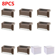 brown 8pcs / White light
