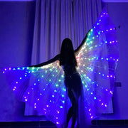 Ali a LED di danza del ventre Isis Ala Halloween Prop Lampada brillante - immagine 4