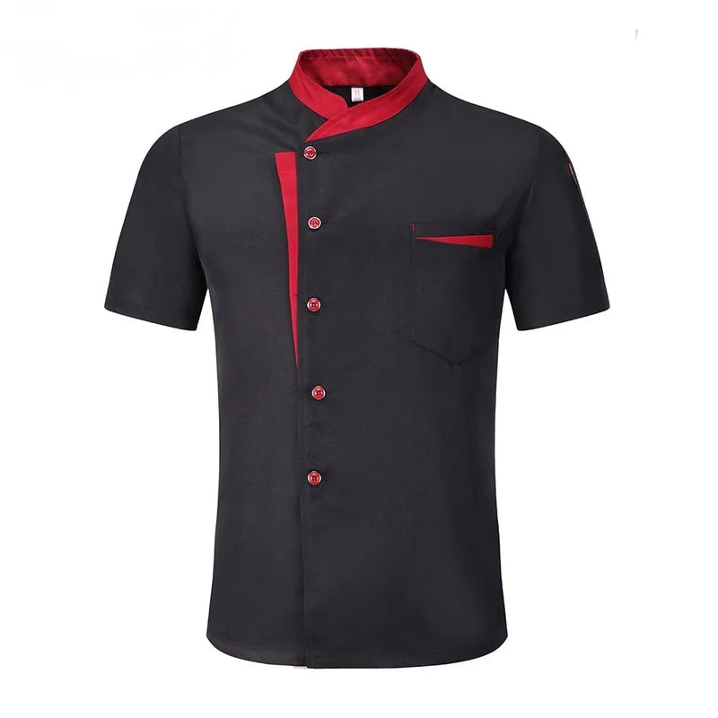Set da chef estivo a maniche corte Ristorante Hotel Cucina Abbigliamento lavoro Uomo - immagine 7