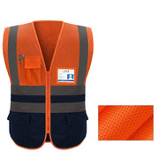 Gilet riflettente ad alta visibilità Abiti da lavoro Motocicletta Ciclismo Sport - immagine 11