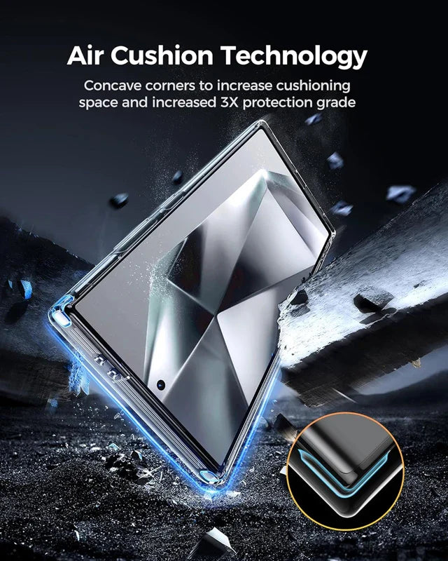 Custodia in silicone trasparente originale per Galaxy Samsung S24 S23 S22 S21 Ultra FE Plus Cover in TPU morbido cristallo ultra sottile A14 A34 A54 5G