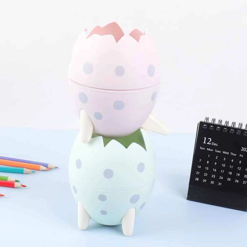Portapenne per uova di dinosauro cartone animato - Simpatico astuccio per matite innovativo staccabile per ornamenti da tavolo Materiale scolastico Organizzatore regalo per bambini