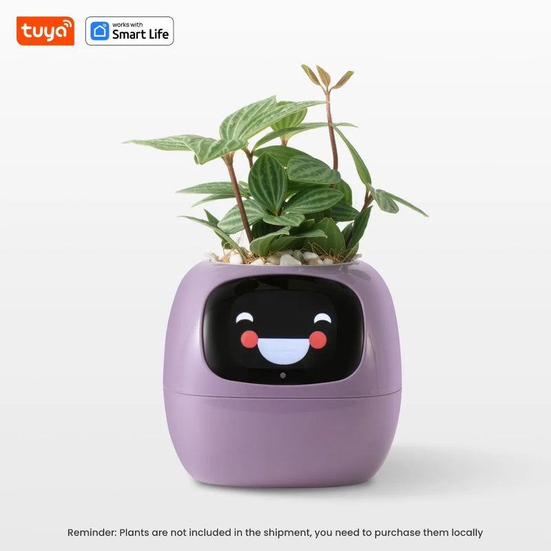 Tuya Gen1 Ivy Smart Planter divertimento infinito con oltre 49 espressioni ricche - Purple - immagine 2