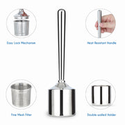 Infusore per Tè in Acciaio Inox Easyworkz con Manico Cavo Resistente al Calore - immagine 6