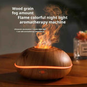 7 colori Fuoco Fiamma Grano di legno macchina per aromaterapia umidificatore Diffusore di aromi Aria Ad ultrasuoni Mist Maker Fogger Aroma