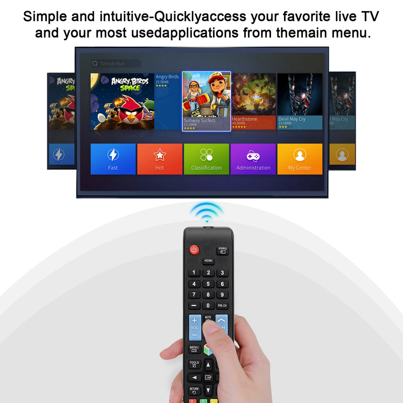 Telecomando universale per la maggior parte delle TV Samsung Lcd Led Hdtv 3D Smart Home Entertainment