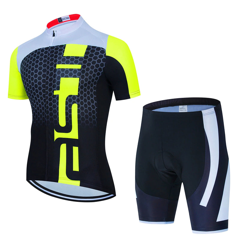 Set di maglie da ciclismo estive Ropa abbigliamento uomo - XZ-A1 Asian size-S