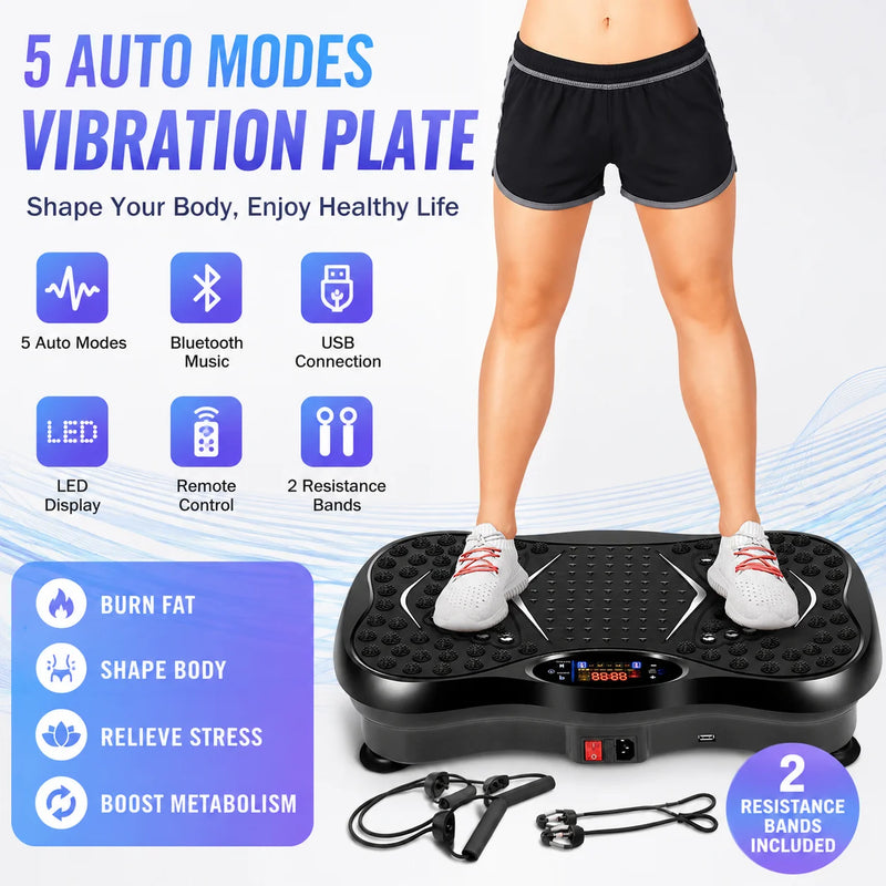 Piattaforma Vibrante per Esercizi Total Body Altoparlante Bluetooth - immagine 7